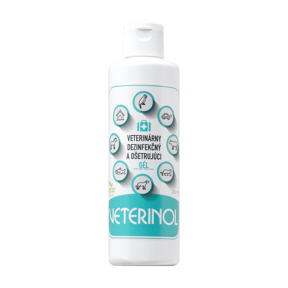 VETERINOL dezinfekčný gél 250 ml