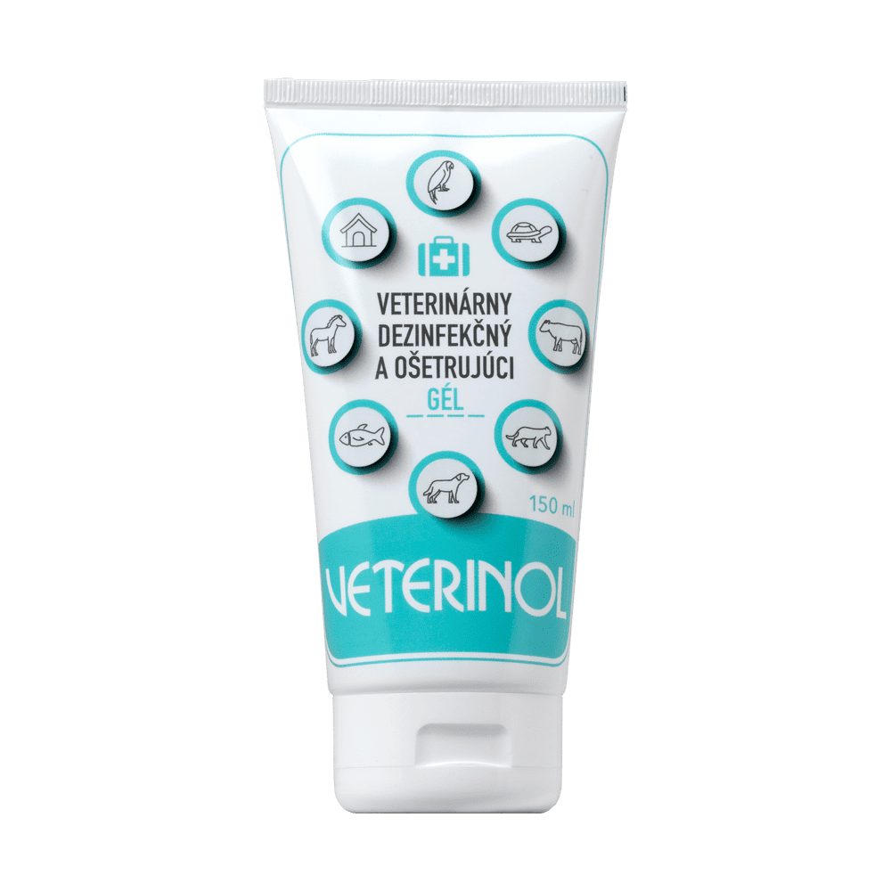 VETERINOL ošetrujúci a dezinfekčný veterinárny gél 150 ml
