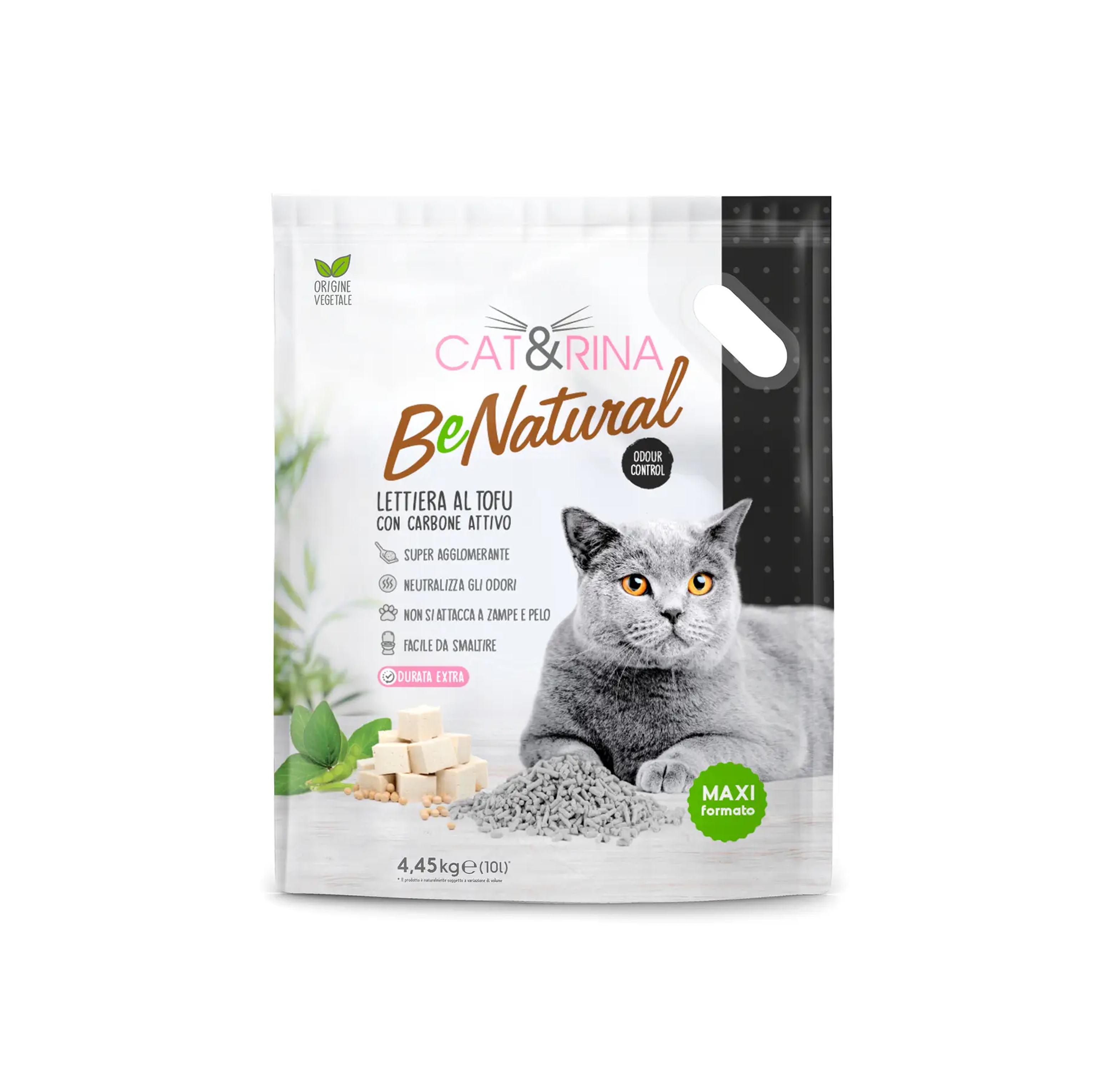 Tofu podstielka CAT&RINA - Aktívne uhlie 10l
