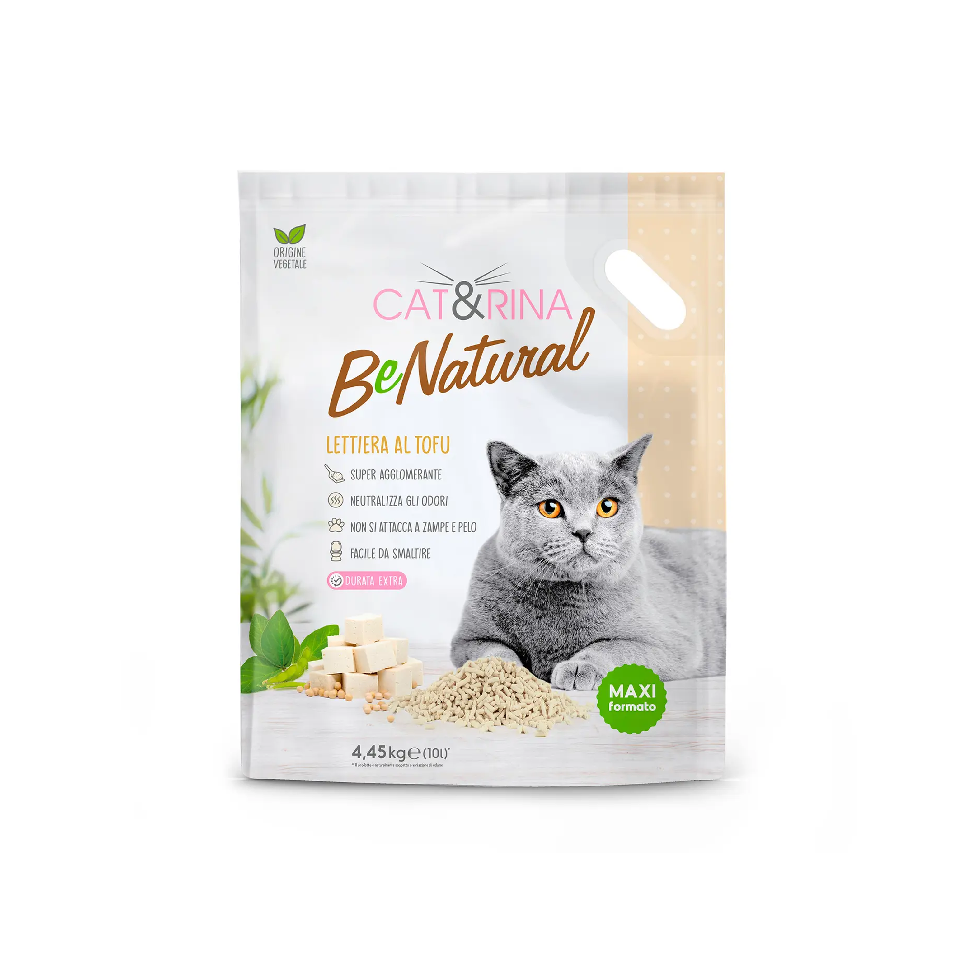 Tofu podstielka CAT&RINA - Natural 10l