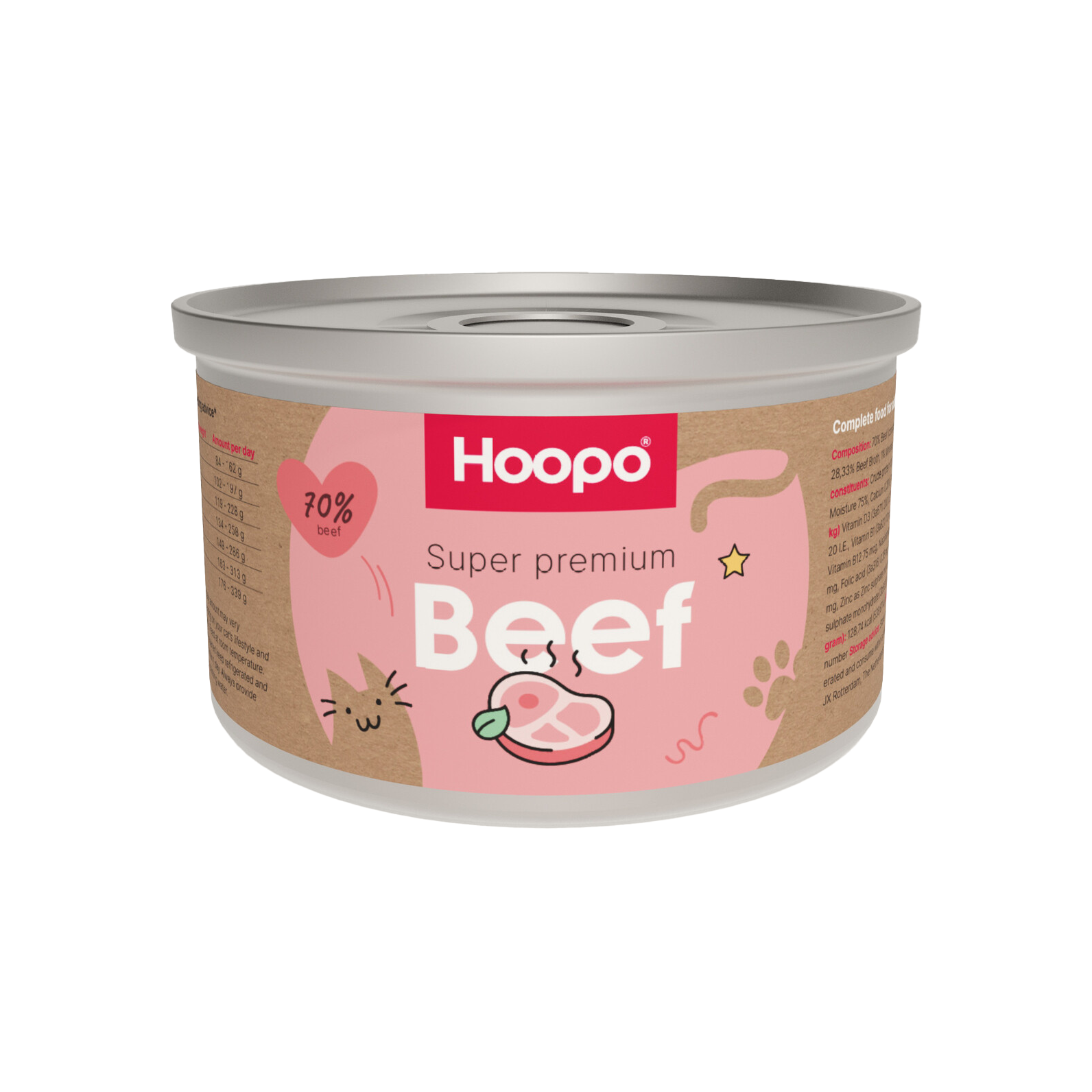 Hoopo Beef Paté 200g