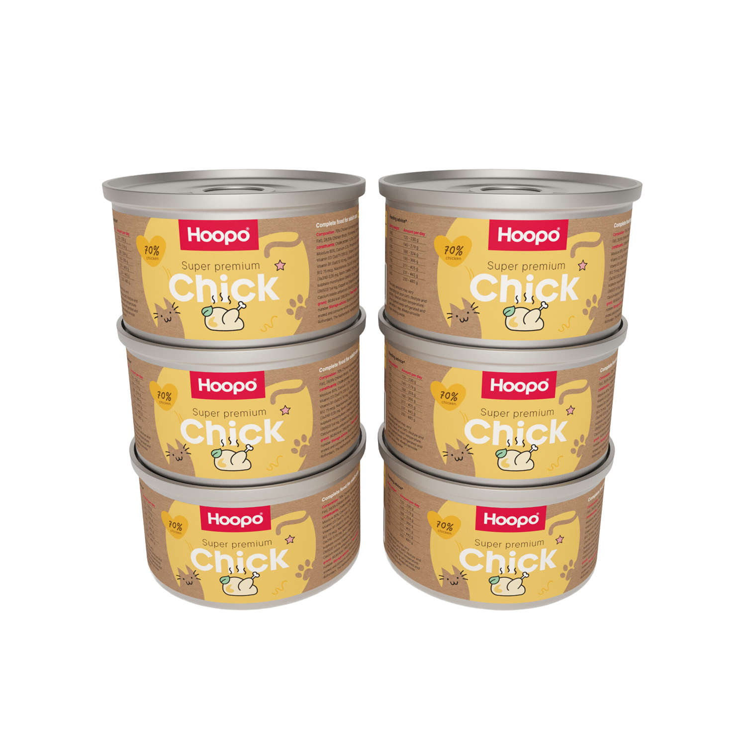 Hoopo Chick Paté 6 x 200g