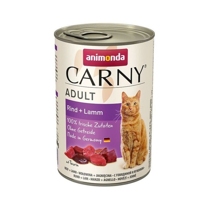 Animonda CARNY cat Adult hovädzie a jahňa - 6 x 400 g konzerva