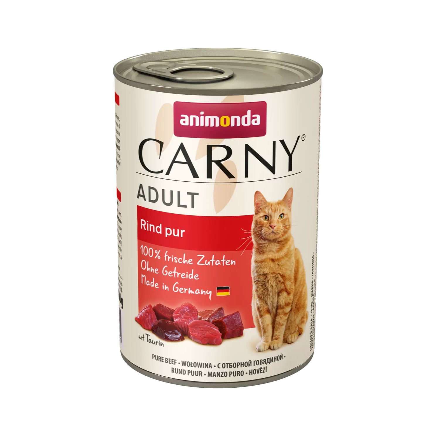 Animonda CARNY cat Adult hovädzie - 6 x 400 g konzerva