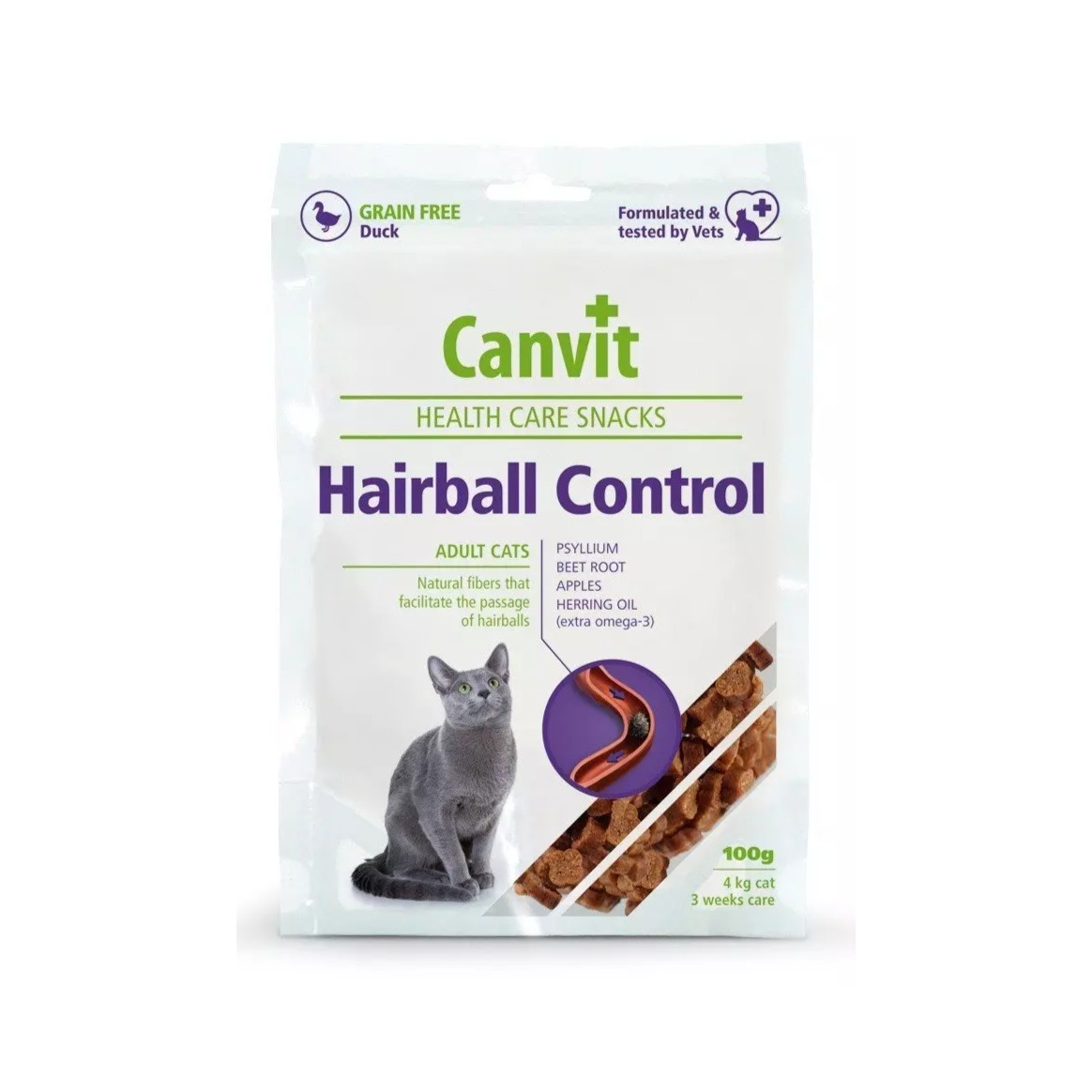 Canvit Health Care cat Hairball control Snack 100 g