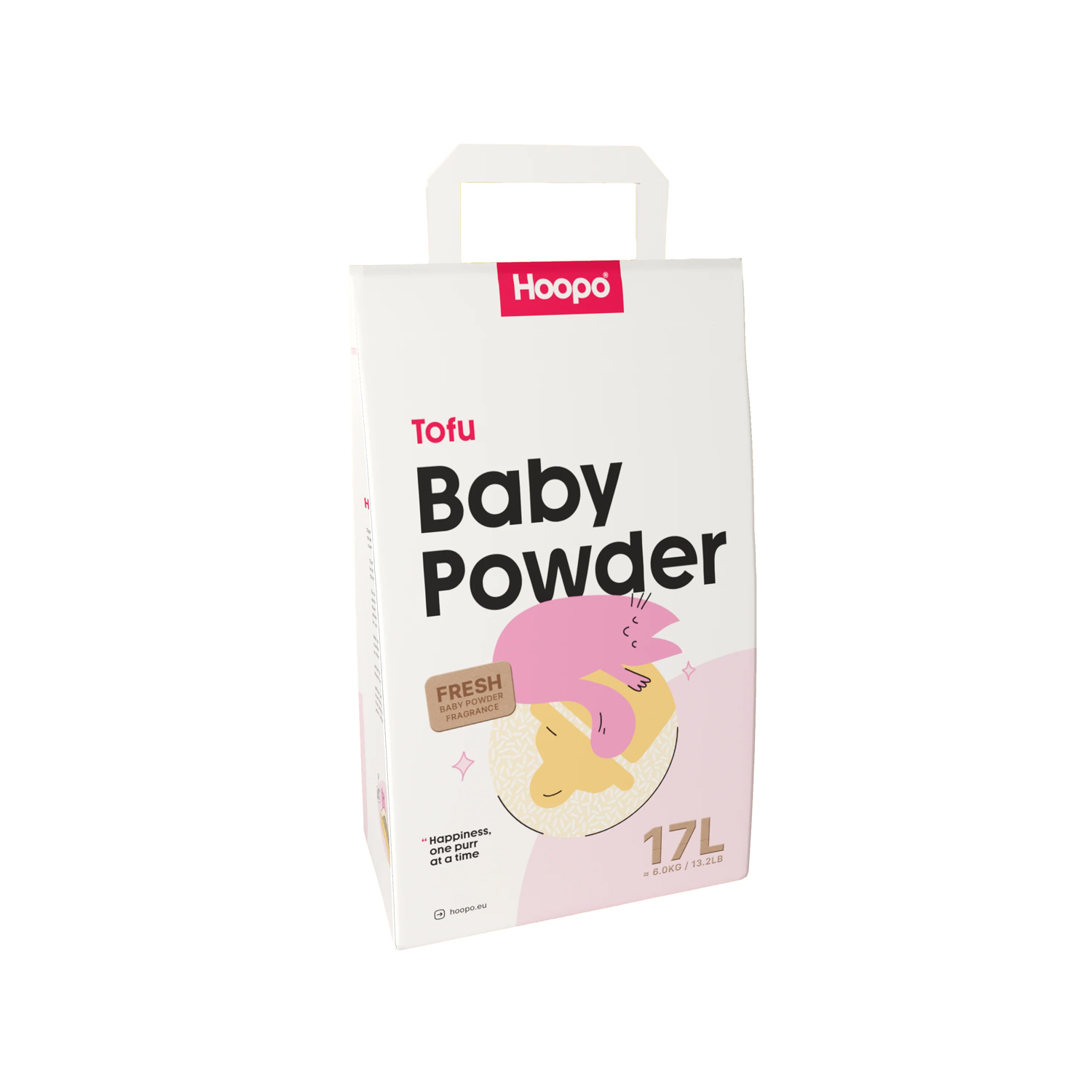 Hoopo Tofu podstielka Baby Powder 17l