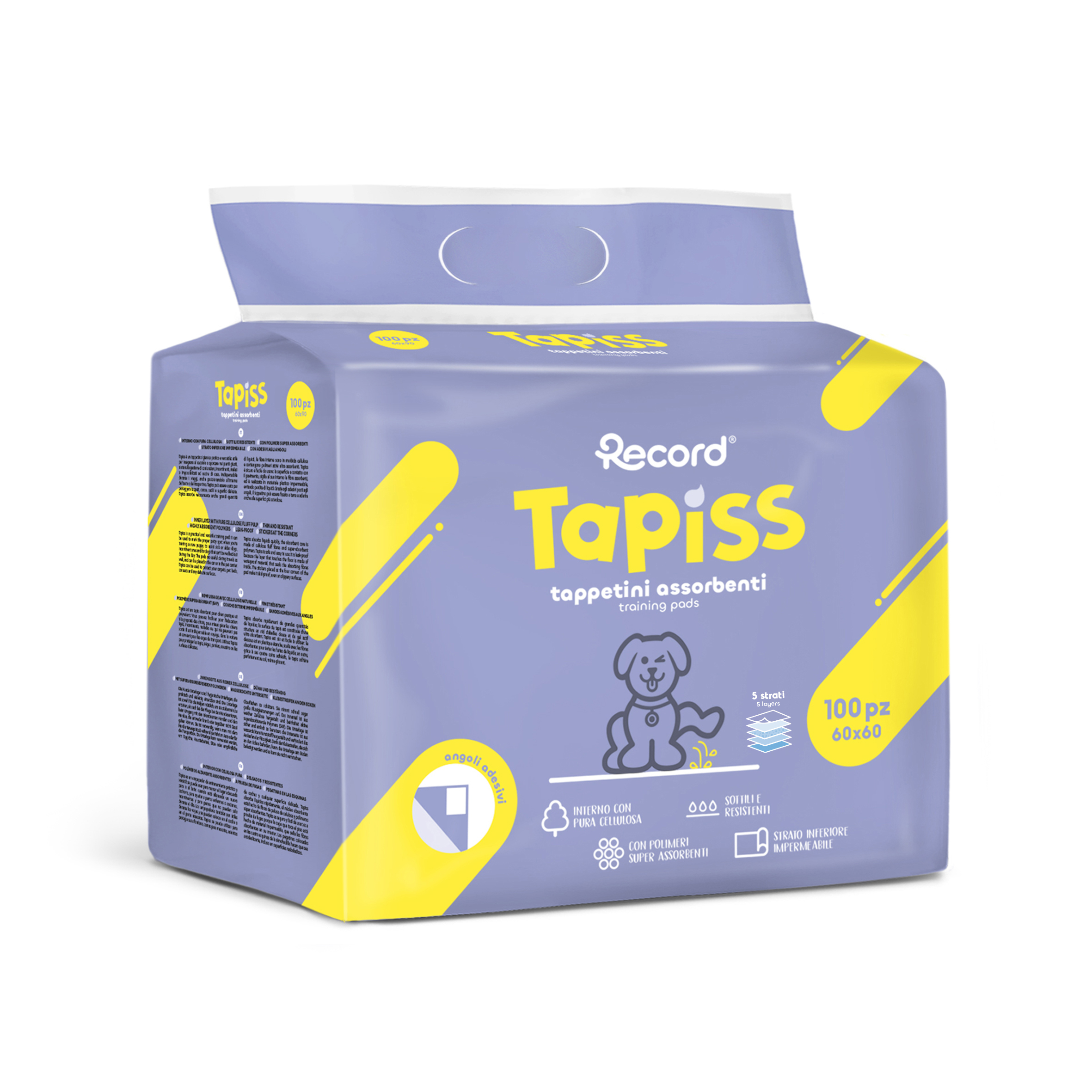 Absorbčné tréningové podložky Tapiss 60x60cm - bez vône